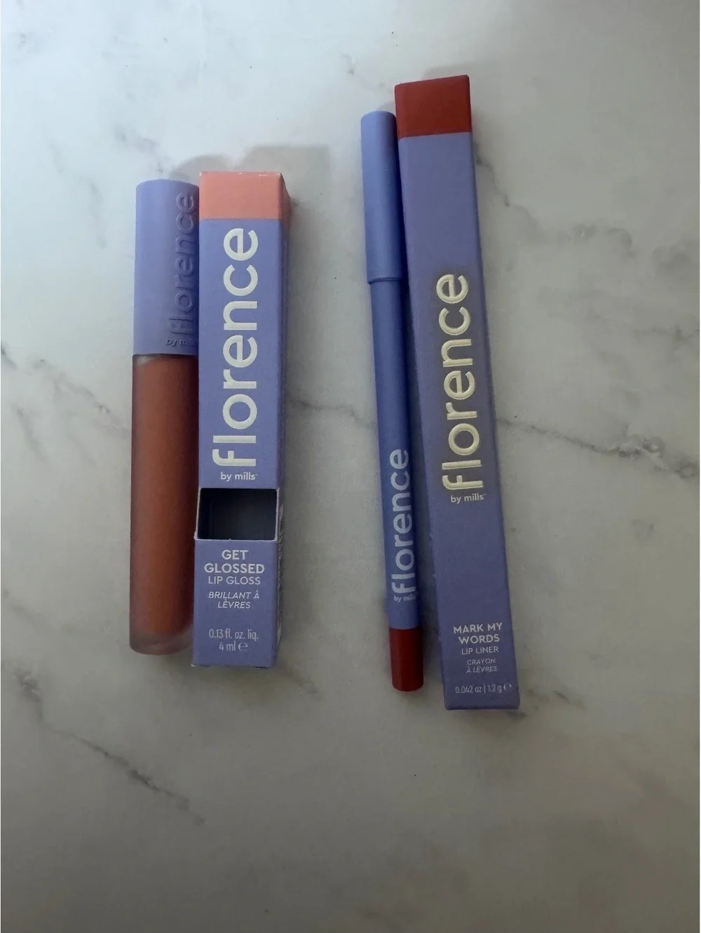 Florence by Mills Lip Duo Poised Lip Liner & Maryvelous Mills Lip Gloss